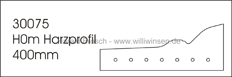 30075-H0m-Harzprofil-H03-400mm-Th