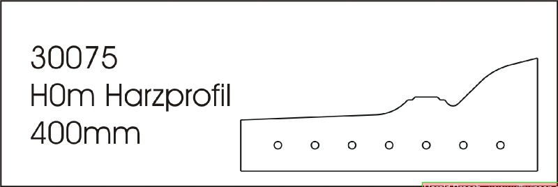 30075-H0m-Harzprofil-H03-400mm-Th