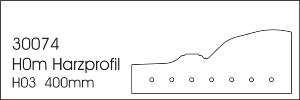 30074-H0m-Harzprofil-H03-400mm-Tv